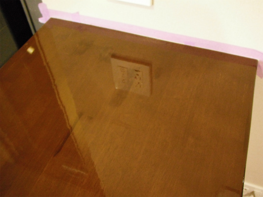 UVフロアコーティング　塗装　テーブル　大阪京都神戸